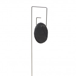 Porte-étiquette Piet avec étiquette ardoise ronde