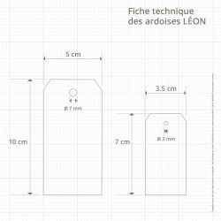 Fiche technique des ardoises Léon